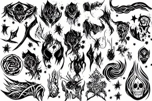 Arcane shimmer nightmare tattoo idea