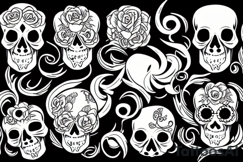 skull tattoo idea