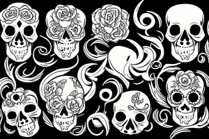 skull tattoo idea