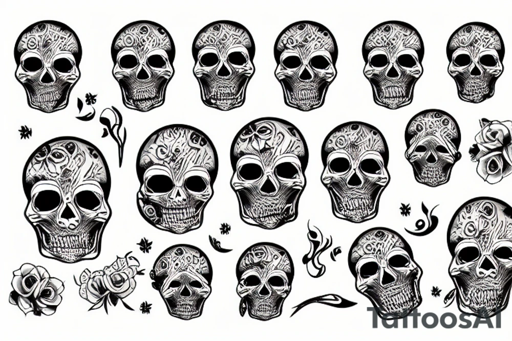 skull tattoo idea