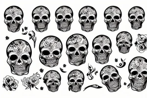 skull tattoo idea