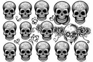 skull tattoo idea