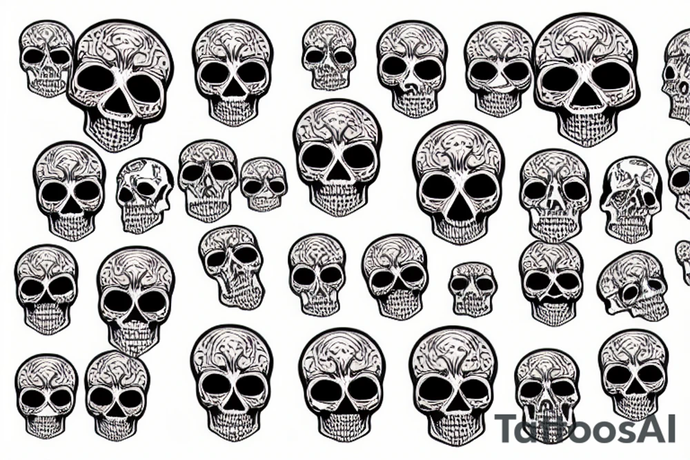 skull tattoo idea