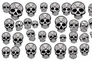 skull tattoo idea