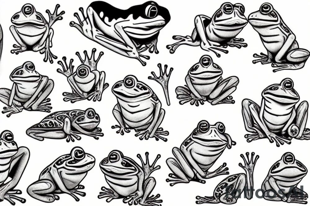 Frog tattoo idea