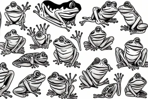 Frog tattoo idea