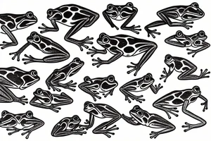 Frog tattoo idea