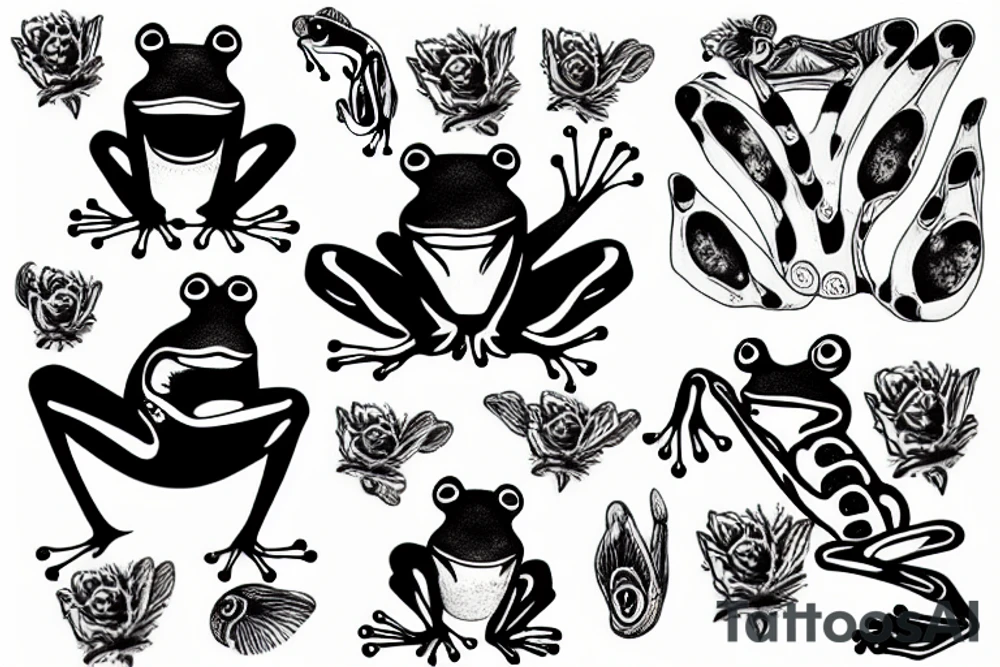 Frog tattoo idea