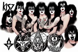 KISS band tattoo idea