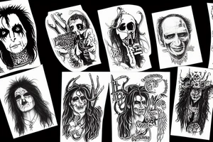 Alice cooper tattoo idea