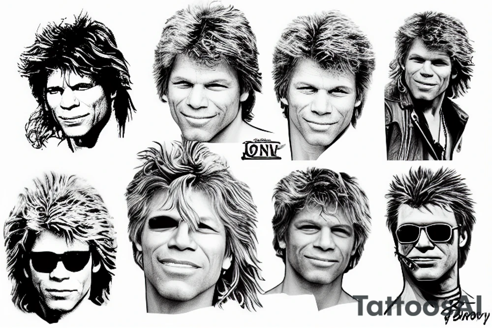 Jon bonjovi tattoo idea