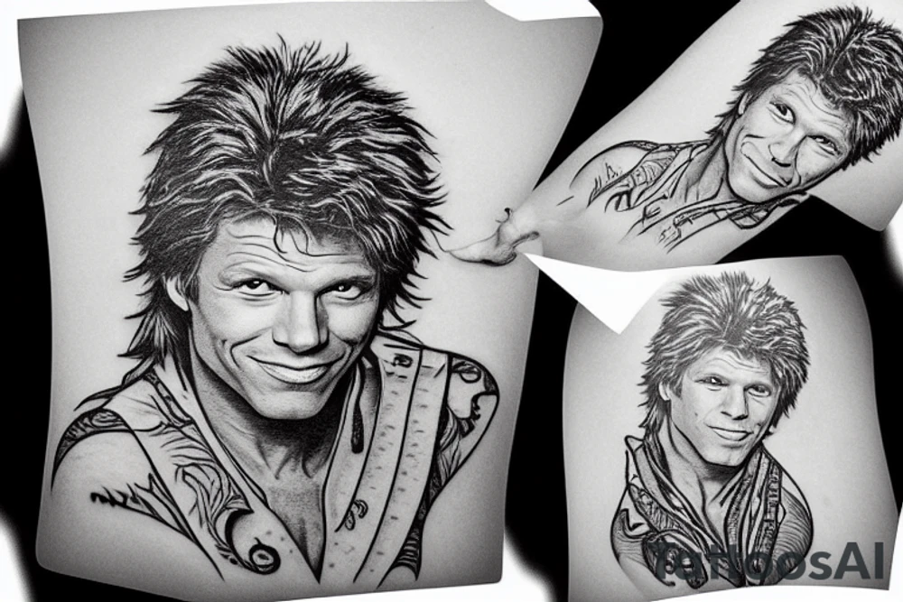 Jon bonjovi tattoo idea