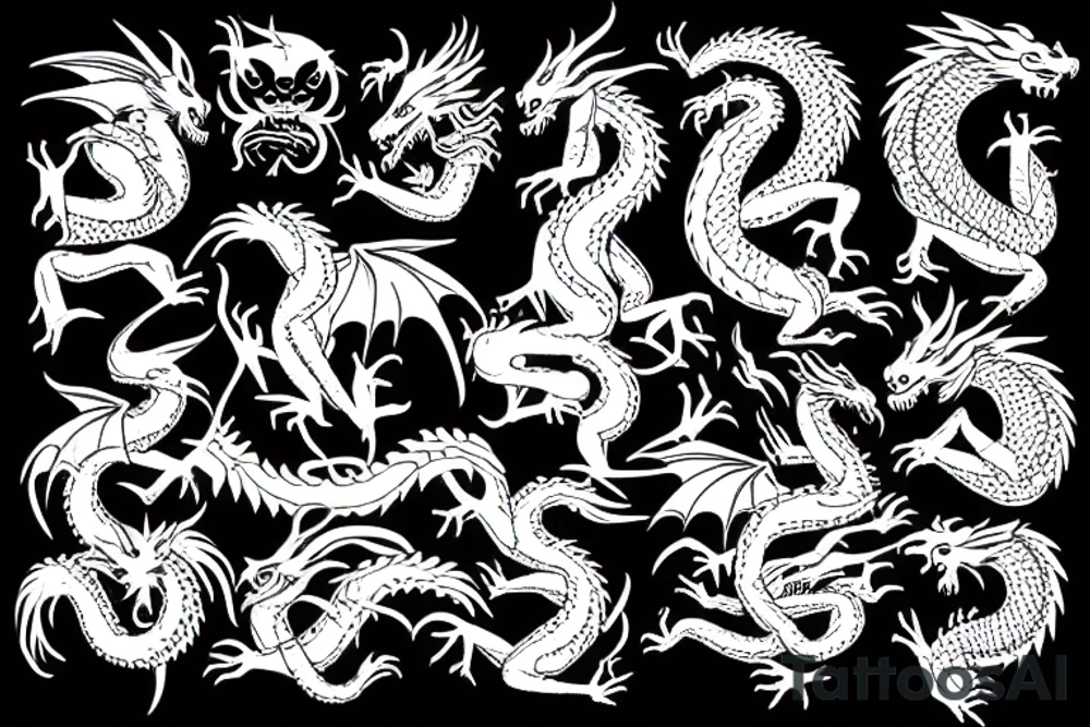 Dragon tattoo idea