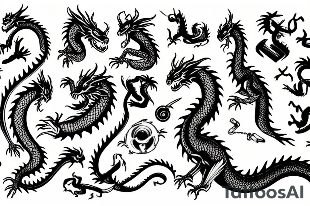 Dragon tattoo idea