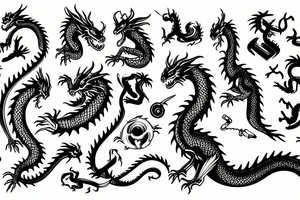 Dragon tattoo idea