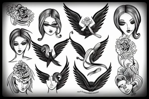 angel tattoo idea