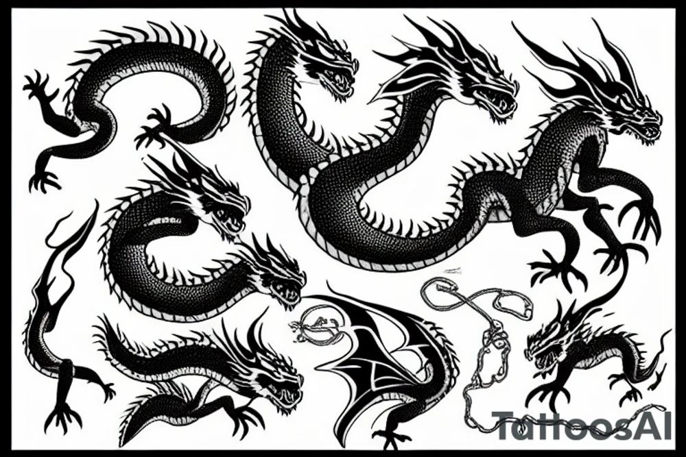 dragon tattoo idea