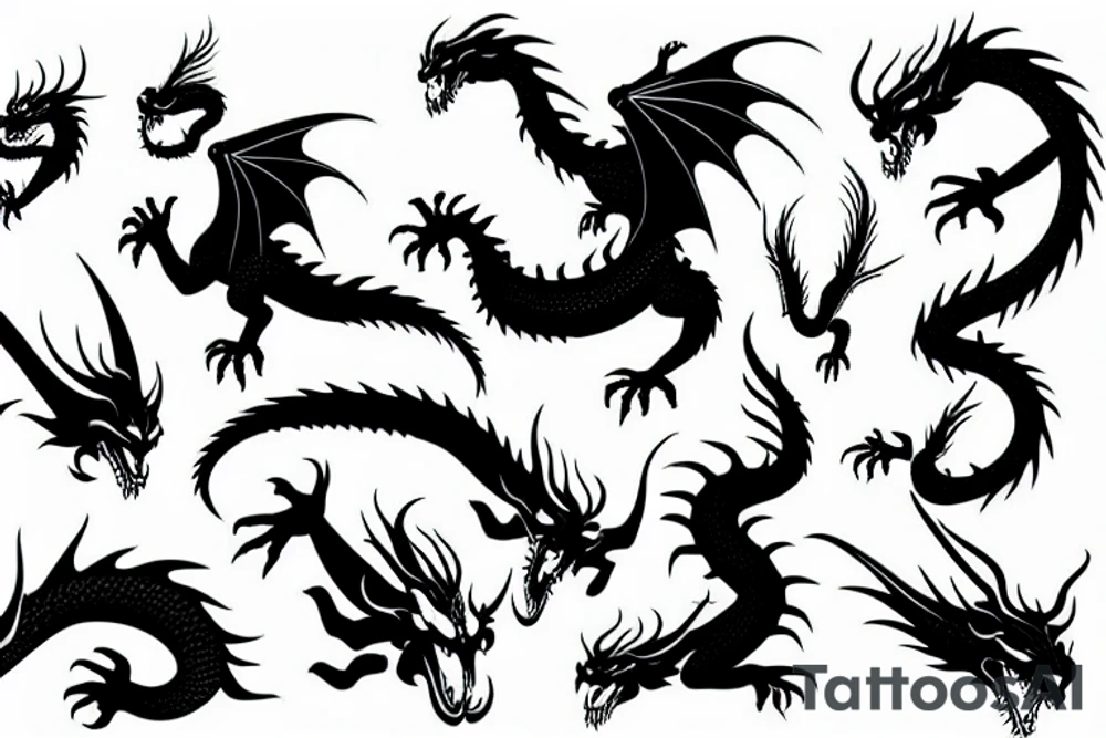 dragon tattoo idea
