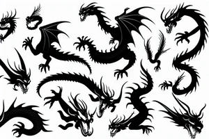 dragon tattoo idea