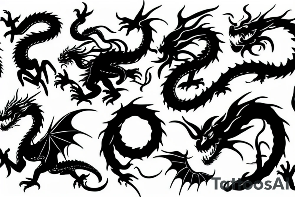 dragon tattoo idea