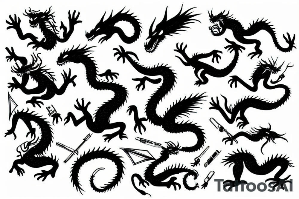 dragon tattoo idea