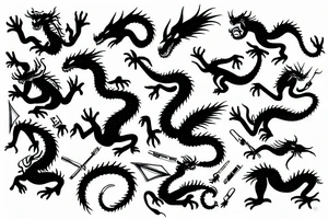 dragon tattoo idea