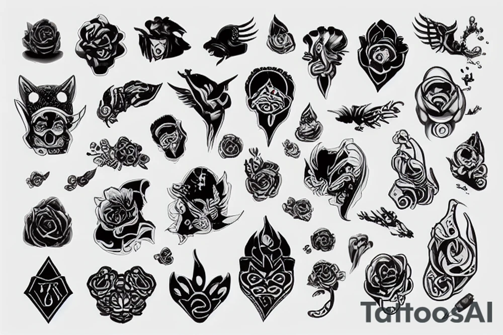 кот в сметане tattoo idea