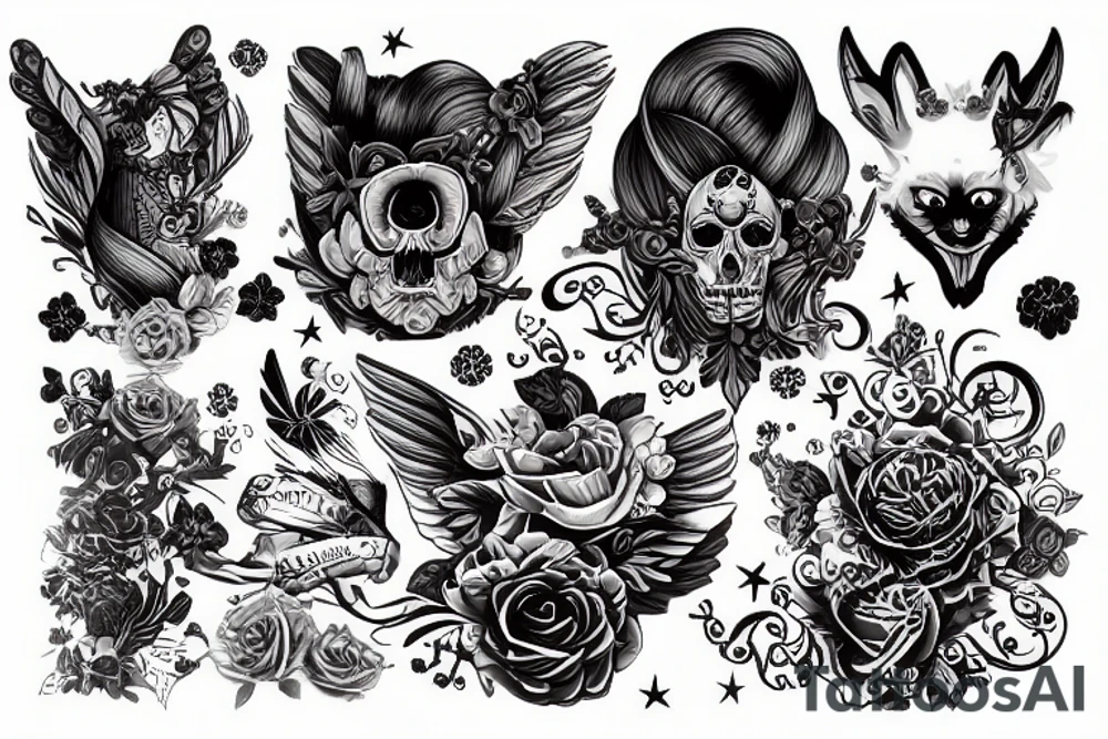 кот в сметане tattoo idea