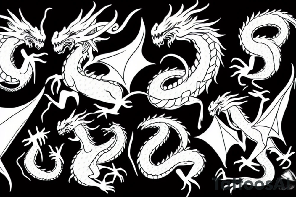 dragon tattoo idea