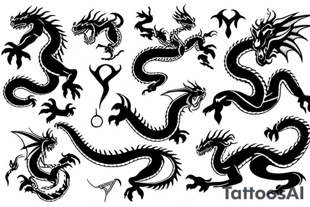 dragon tattoo idea