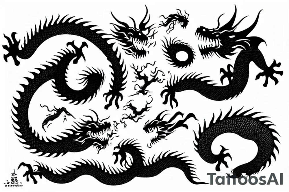 dragon tattoo idea