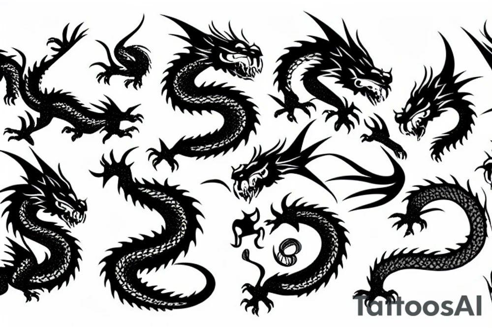 dragon tattoo idea