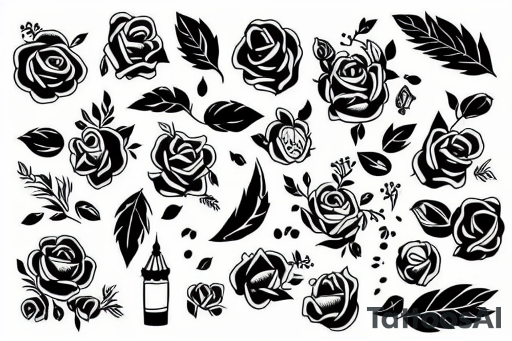 Нож в руке tattoo idea