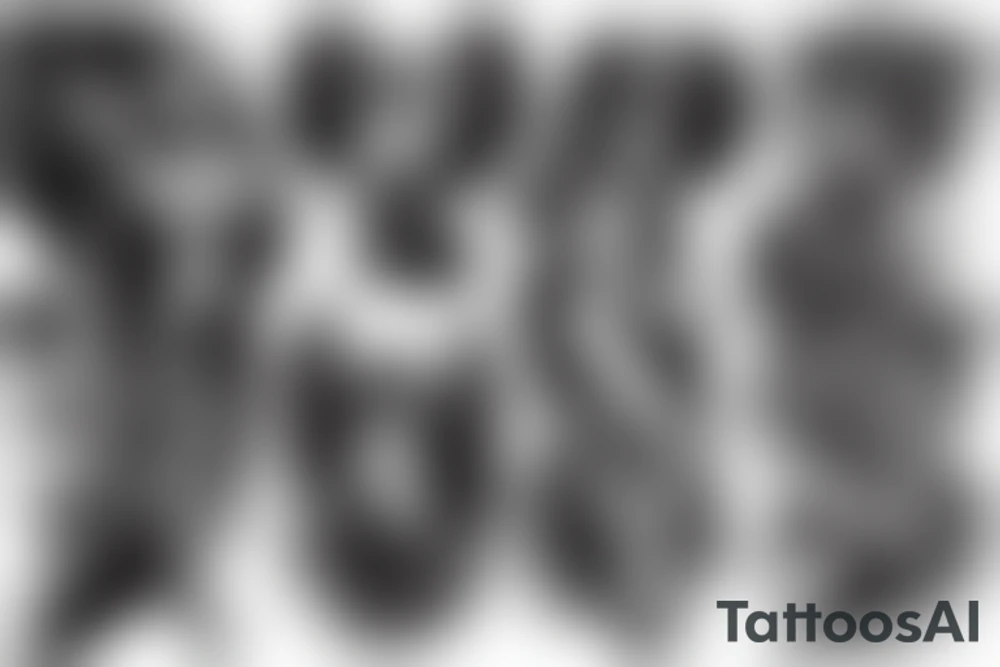 Angel and demon tattoo idea