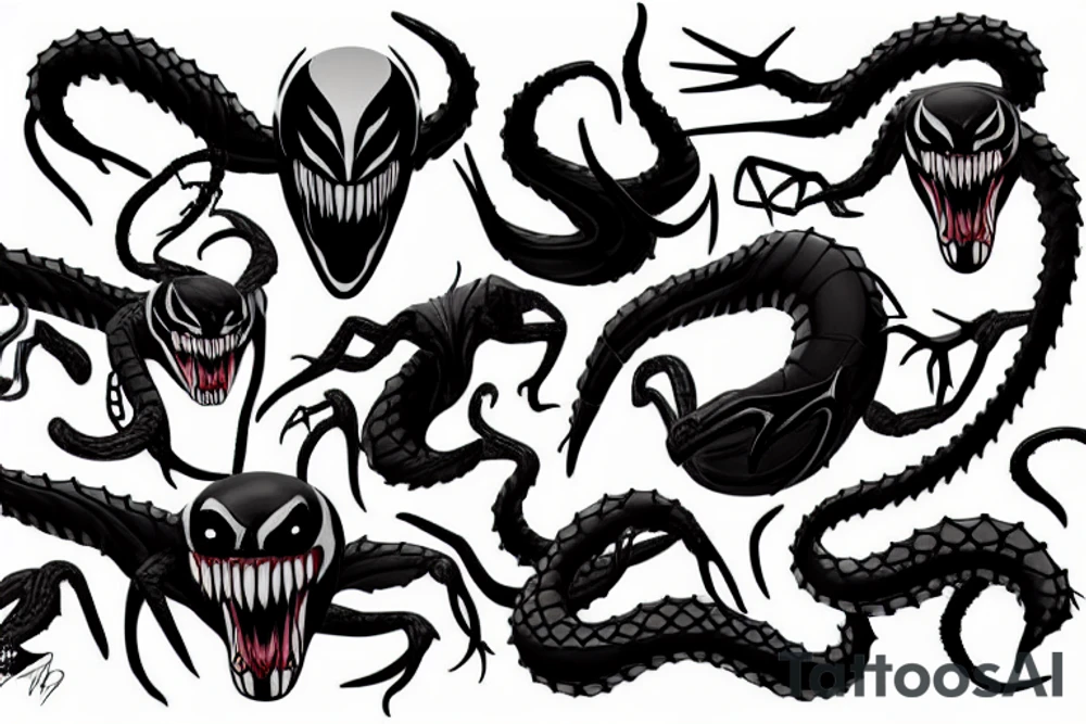 Venom tattoo idea