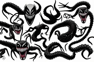 Venom tattoo idea
