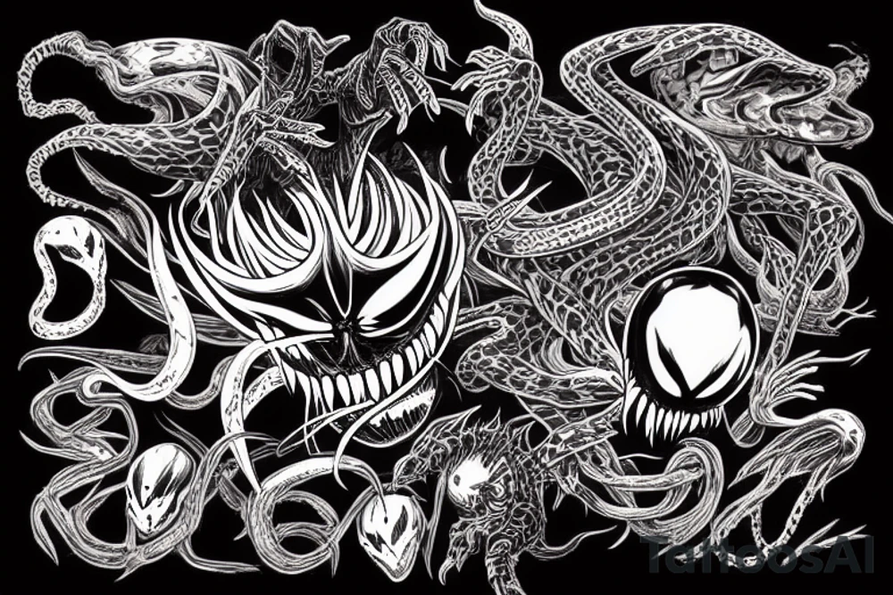 Venom tattoo idea