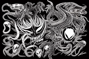 Venom tattoo idea