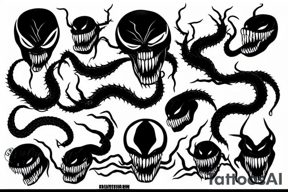 Venom tattoo idea