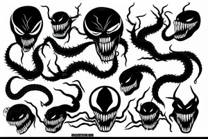 Venom tattoo idea