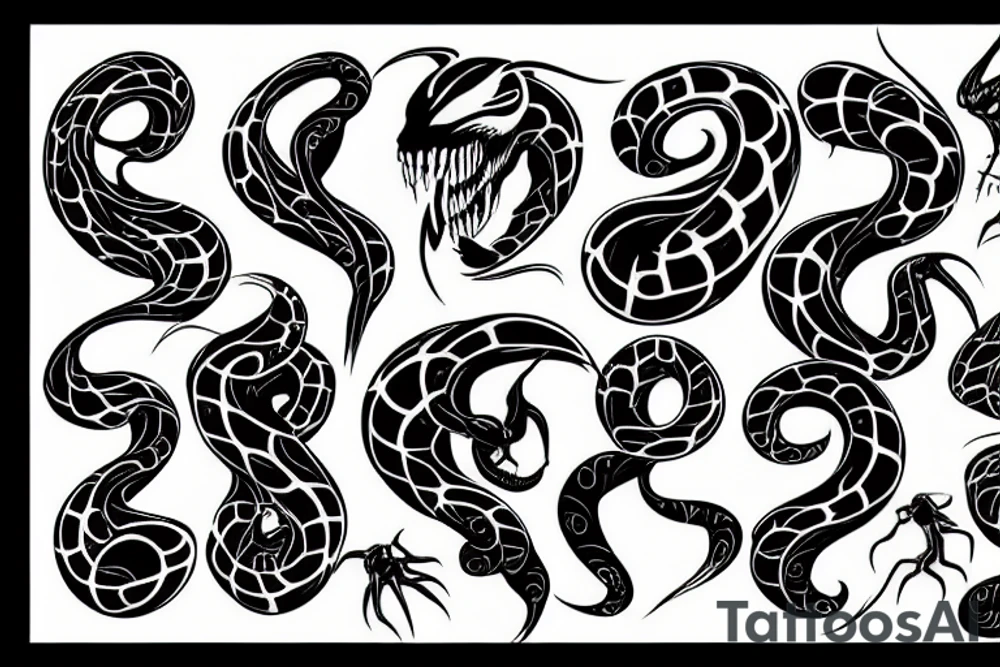 Venom tattoo idea