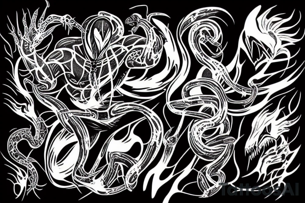 Venom tattoo idea