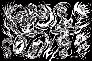 Venom tattoo idea