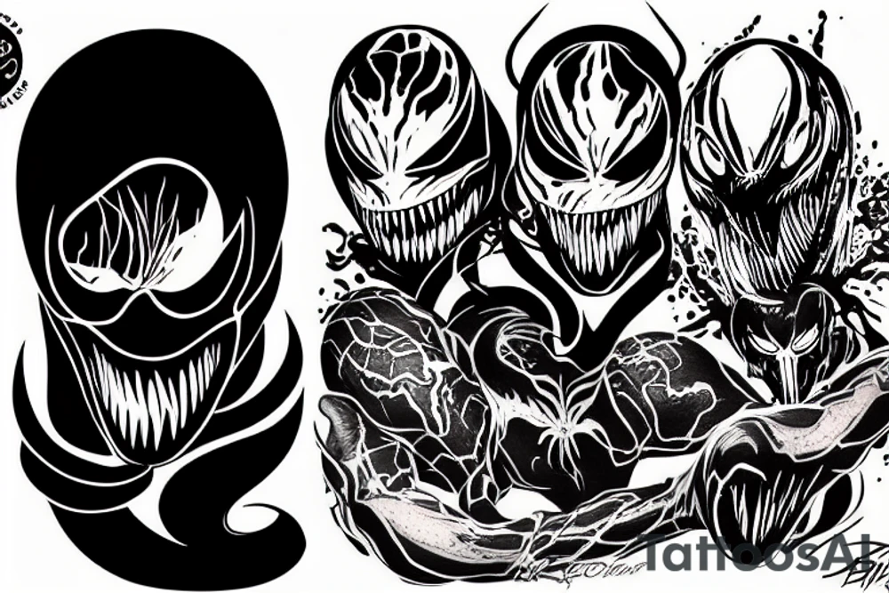 Venom tattoo idea