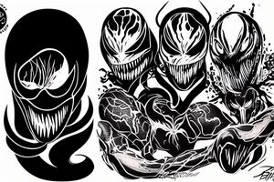 Venom tattoo idea