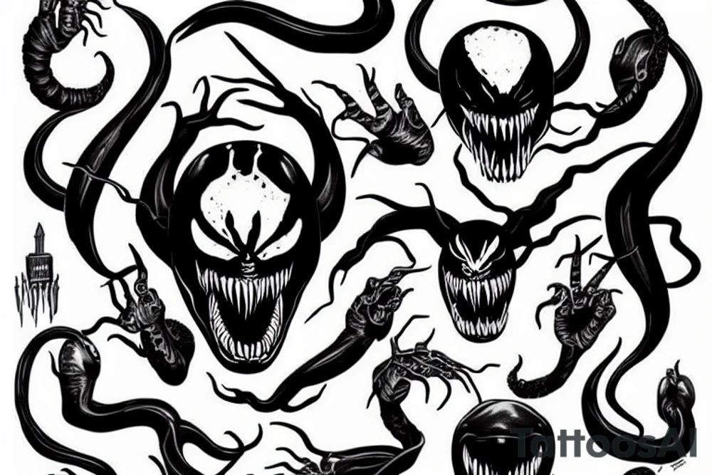 Venom tattoo idea