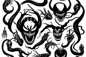 Venom tattoo idea