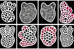 my dog's paw print tattoo idea