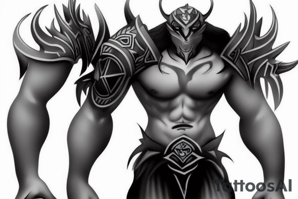 Dota 2 phantom lancer tattoo idea