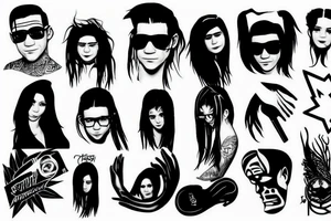 Skrillex tattoo idea